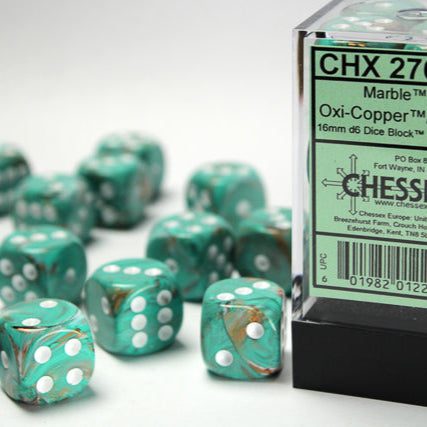 Bloque de dados marble de 16 mm (12 dados)