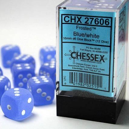 Bloque de dados esmerilado de 16 mm (12 dados)