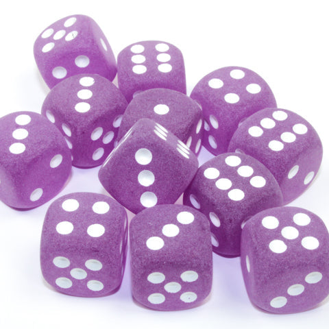 Bloque de dados Frosted de 16 mm d6 (12 dados)