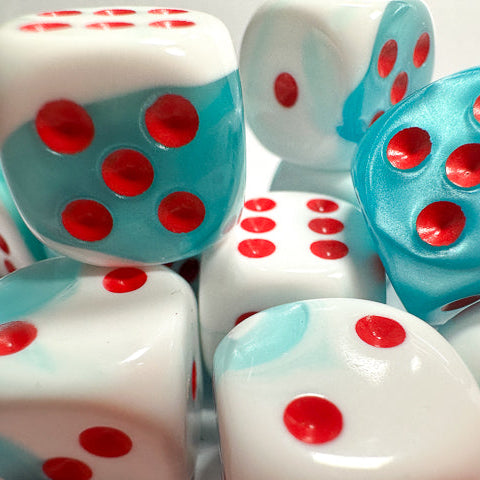 Bloque de dados d6 gemini de 16 mm (12 dados)