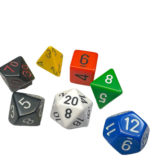 Bloque de dados Opaque set de 7