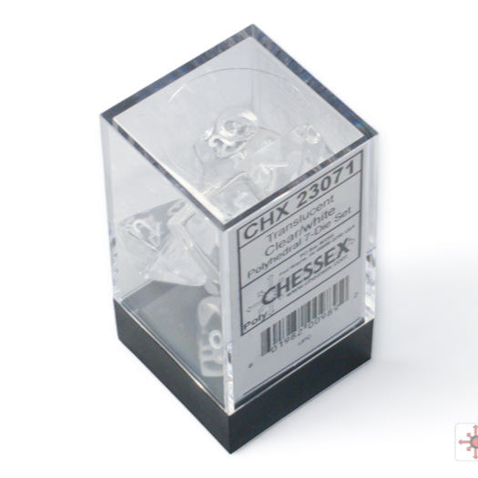 Bloque de dados Translucent set de 7