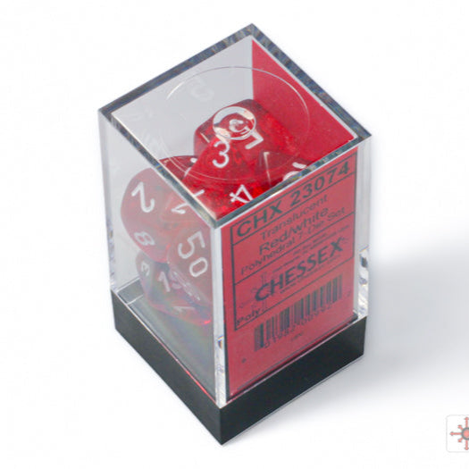 Bloque de dados Translucent set de 7