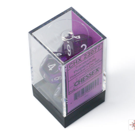 Bloque de dados Translucent set de 7