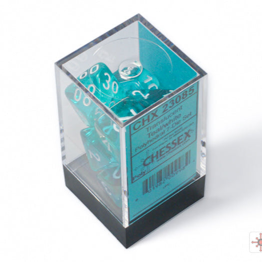 Bloque de dados Translucent set de 7