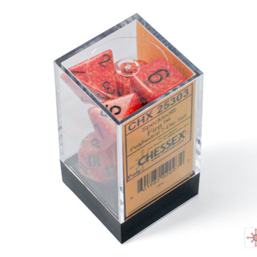 Bloque de dados Speckled set de 7