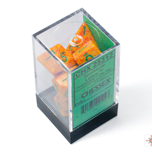 Bloque de dados Speckled set de 7