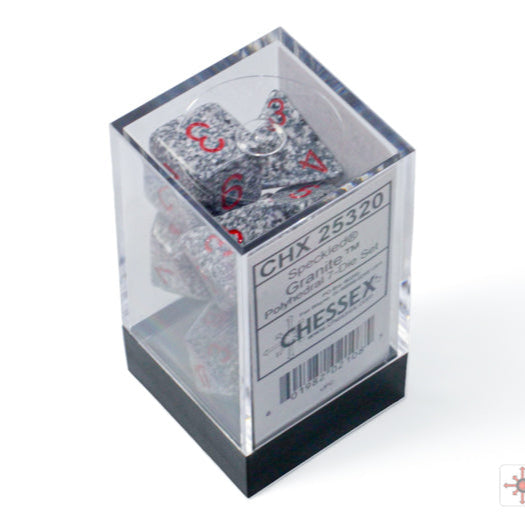 Bloque de dados Speckled set de 7