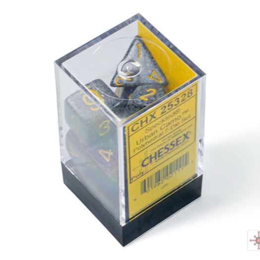 Bloque de dados Speckled set de 7