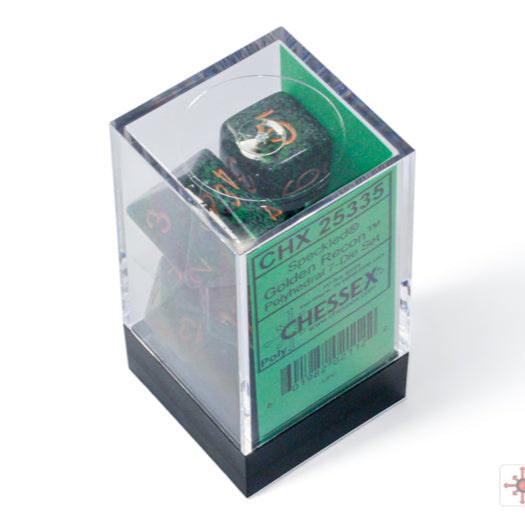 Bloque de dados Speckled set de 7