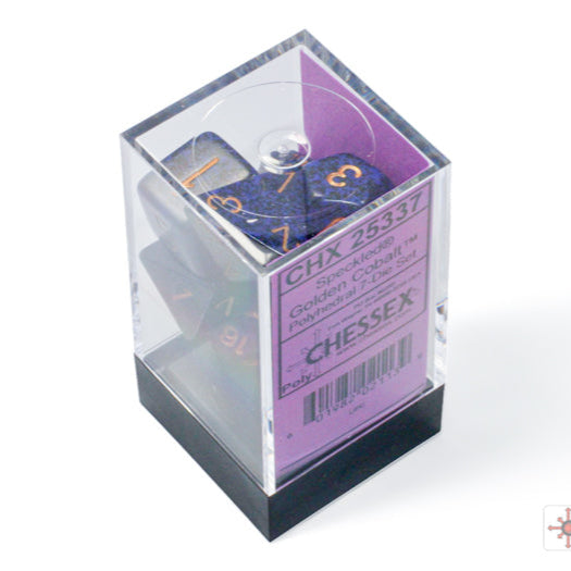 Bloque de dados Speckled set de 7