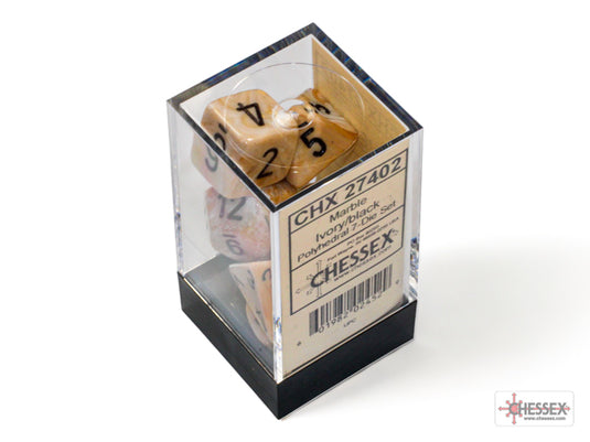 Bloque de dados Marble set de 7