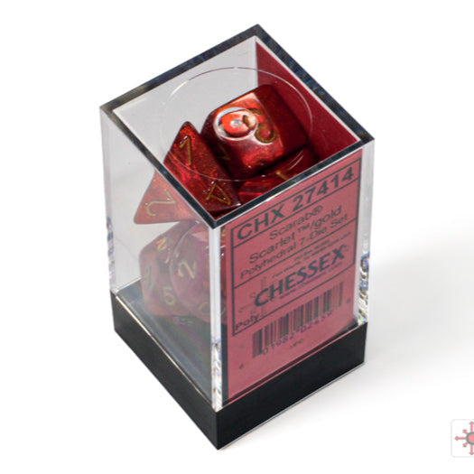 Bloque de dados Scarab set de 7