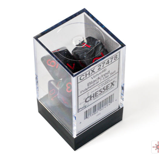 Bloque de dados Velvet set de 7