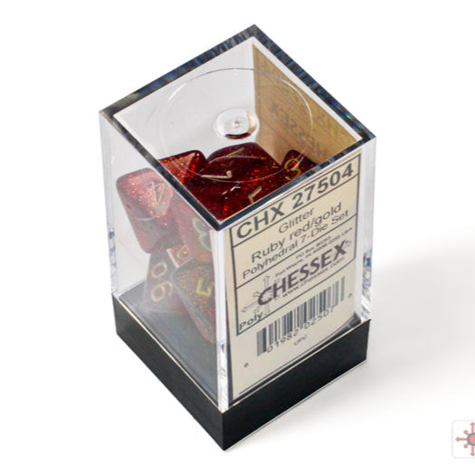 Bloque de dados Glitter set de 7