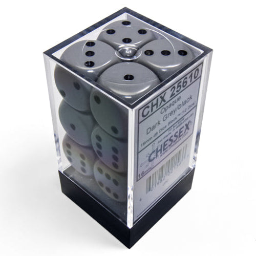 Bloque de dados Opaque de 16 mm d6 (12 dados)
