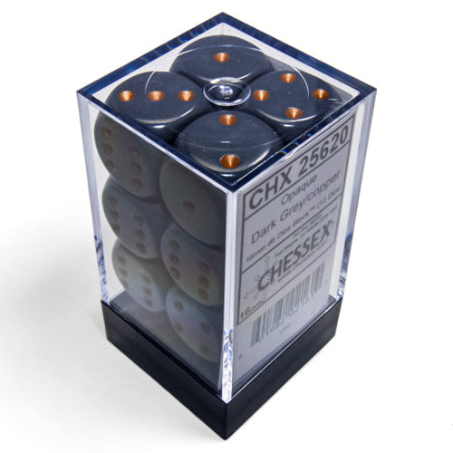 Bloque de dados Opaque de 16 mm d6 (12 dados)