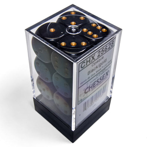 Bloque de dados Opaque de 16 mm d6 (12 dados)