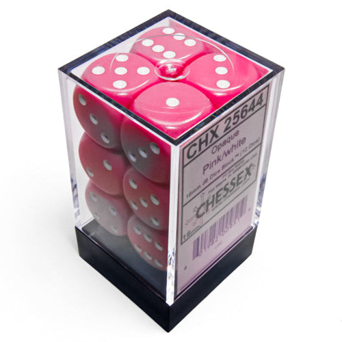 Bloque de dados Opaque de 16 mm d6 (12 dados)