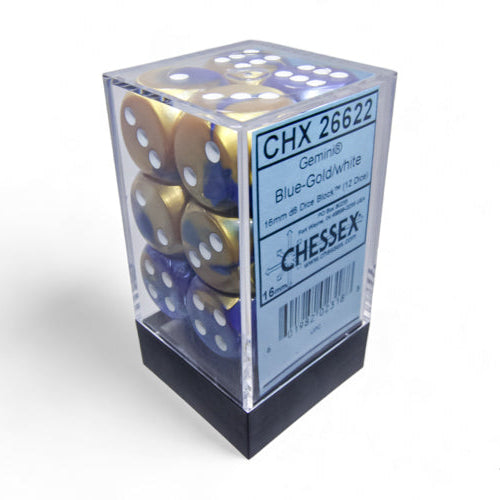 Bloque de dados d6 gemini de 16 mm (12 dados)