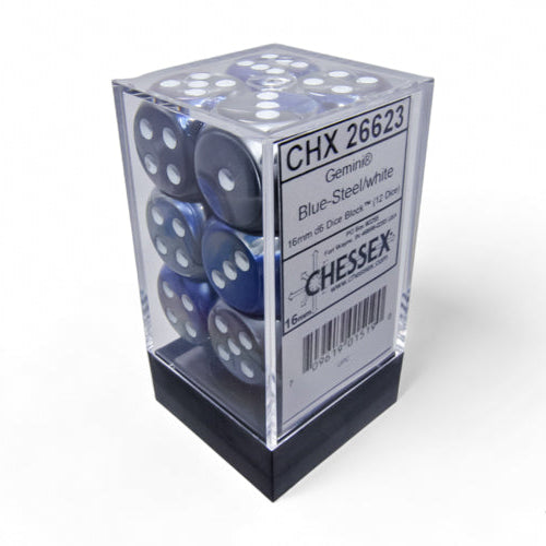 Bloque de dados d6 gemini de 16 mm (12 dados)