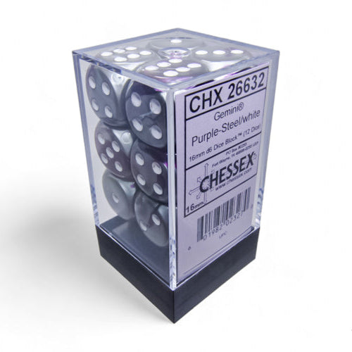 Bloque de dados d6 gemini de 16 mm (12 dados)