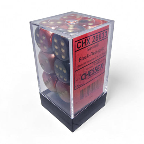 Bloque de dados d6 gemini de 16 mm (12 dados)