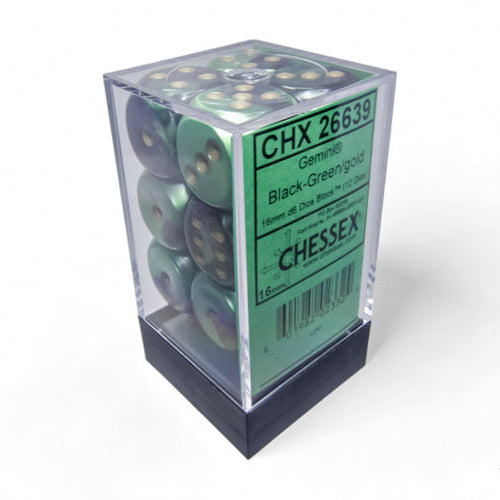 Bloque de dados d6 gemini de 16 mm (12 dados)