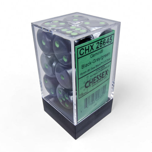 Bloque de dados d6 gemini de 16 mm (12 dados)