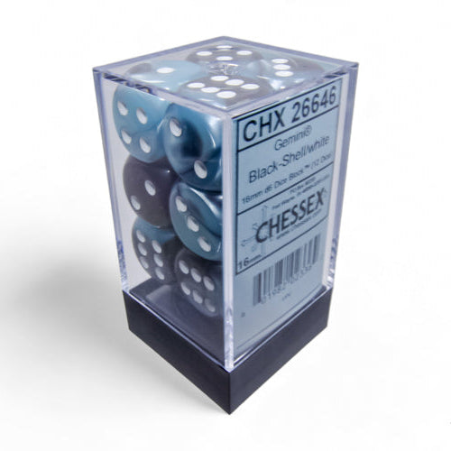 Bloque de dados d6 gemini de 16 mm (12 dados)