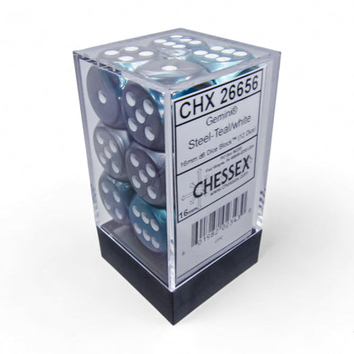 Bloque de dados d6 gemini de 16 mm (12 dados)