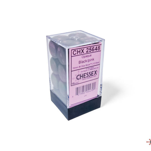 Bloque de dados Opaque de 16 mm d6 (12 dados)