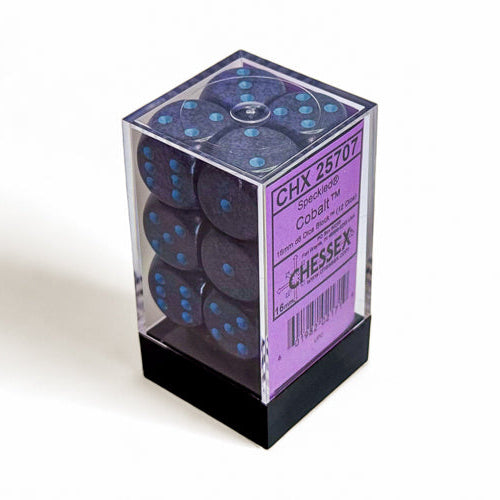 Bloque de dados Speckled de 16 mm d6 (12 dados)