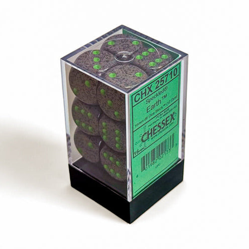 Bloque de dados Speckled de 16 mm d6 (12 dados)