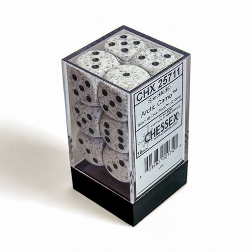 Bloque de dados Speckled de 16 mm d6 (12 dados)