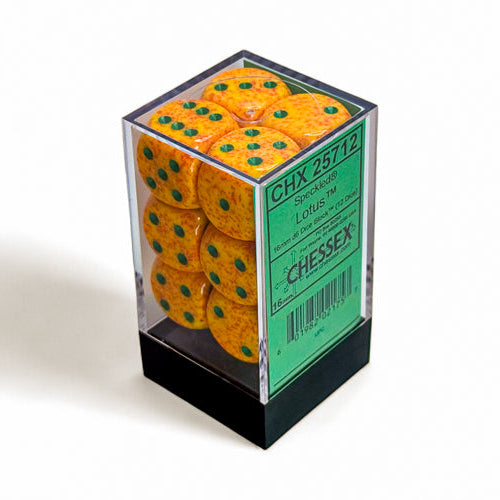 Bloque de dados Speckled de 16 mm d6 (12 dados)