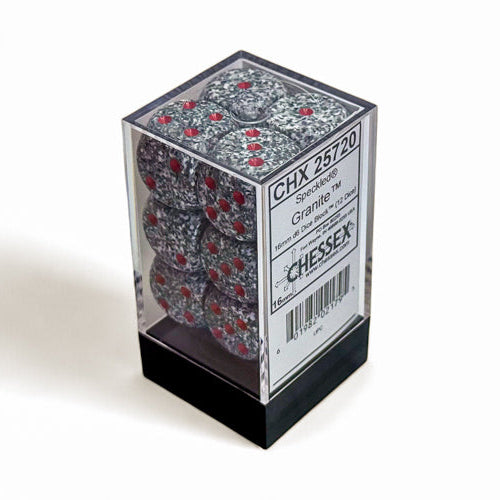 Bloque de dados Speckled de 16 mm d6 (12 dados)