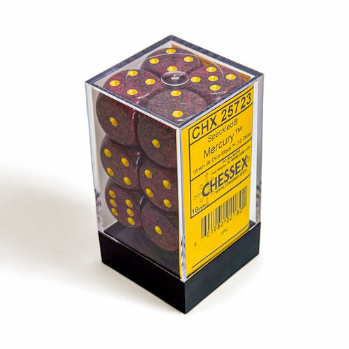 Bloque de dados Speckled de 16 mm d6 (12 dados)