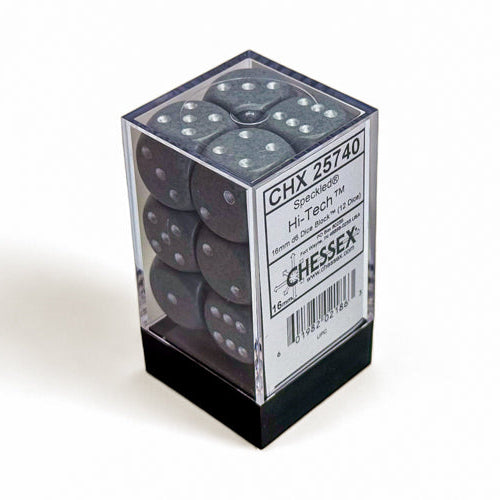 Bloque de dados Speckled de 16 mm d6 (12 dados)