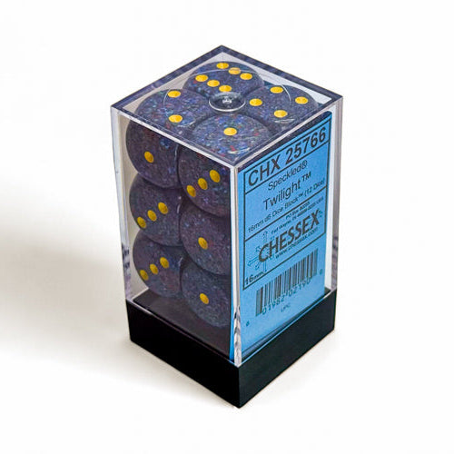 Bloque de dados Speckled de 16 mm d6 (12 dados)