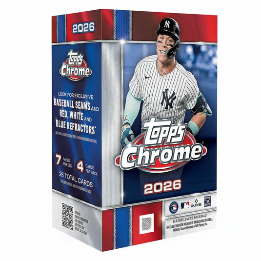 Topps 2026 Chrome Baseball MLB Blaster Box