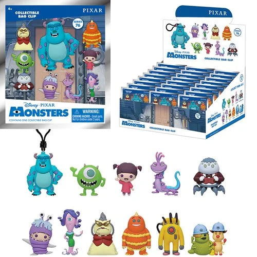 Monsters Inc. Series 76 3D Foam Bag Clip