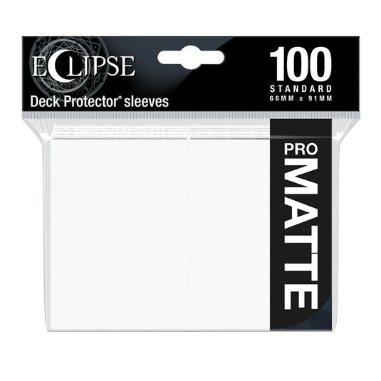 Eclipse Matte Standard Sleeves Arctic White (100ct)