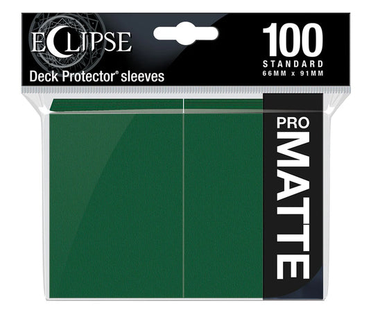 Eclipse Matte Standard Sleeves Forest Green (100ct)