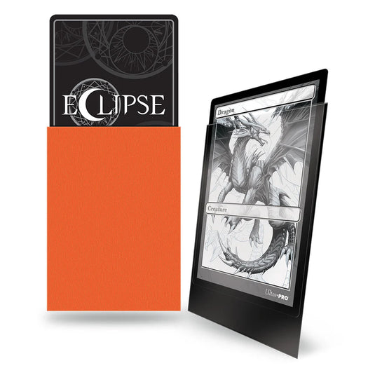 Eclipse Matte Standard Sleeves Pumpkin Orange (100ct)