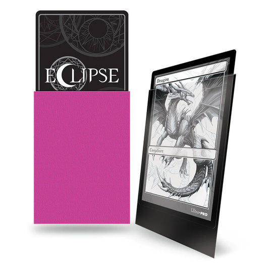 Eclipse Matte Standard Sleeves Hot Pink (100ct)
