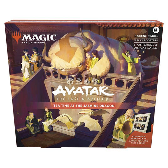 Magic The Gathering Avatar the Last Airbender Tea Time at the Jasmine Dragon Scene Box