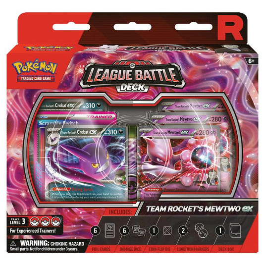 Pokemon ex League Battle Deck Team Rocket's Mewtwo ex
