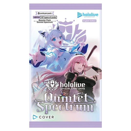 Hololive Official Card Game Quintet Spectrum Booster Pack