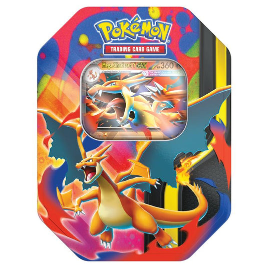 Pokemon Mega Evolution Tin Mega Charizard Z ex